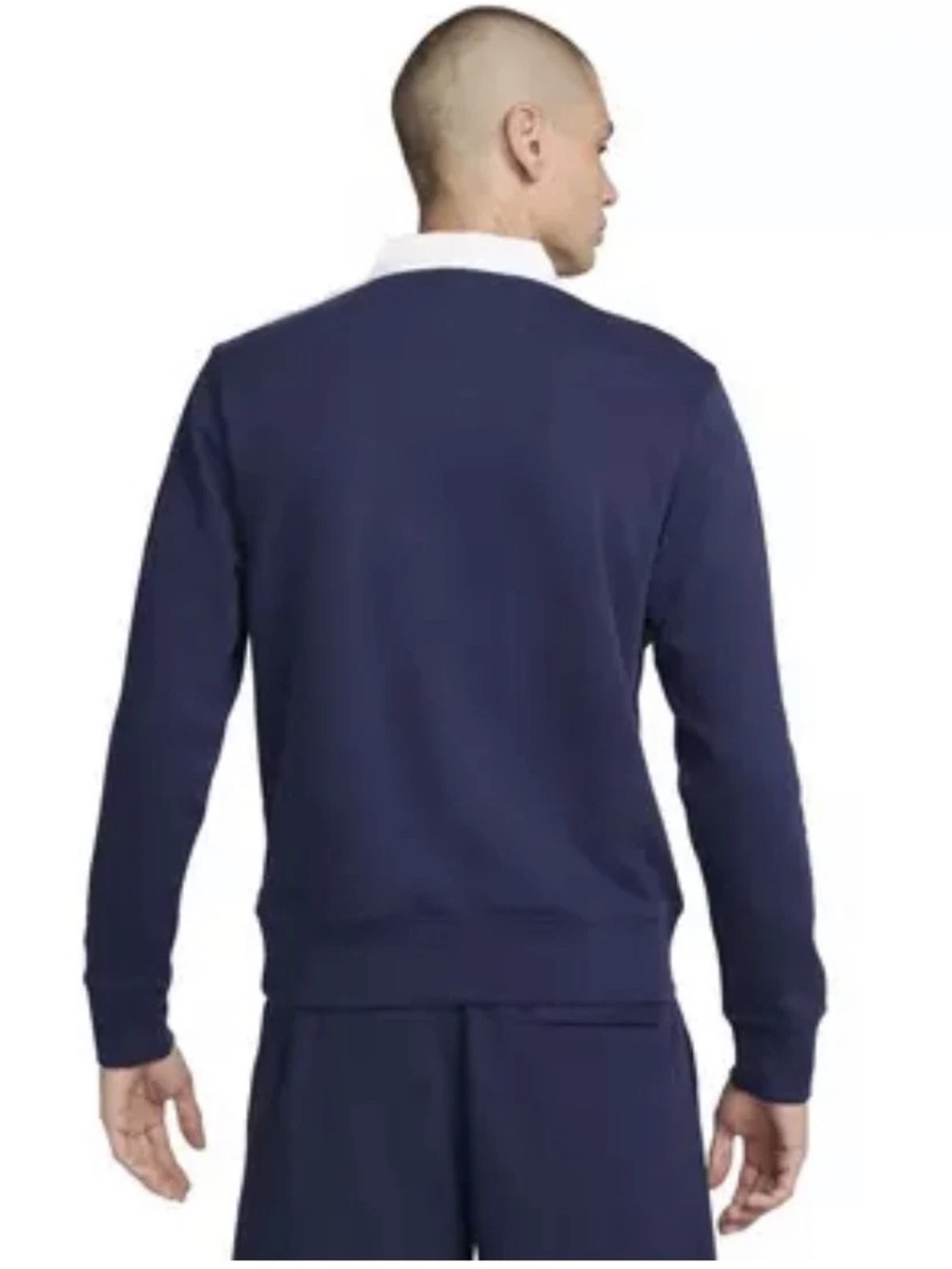 Nike Club Fleece Long Sleeve Polo Shirt XXL - Picture 3 of 8